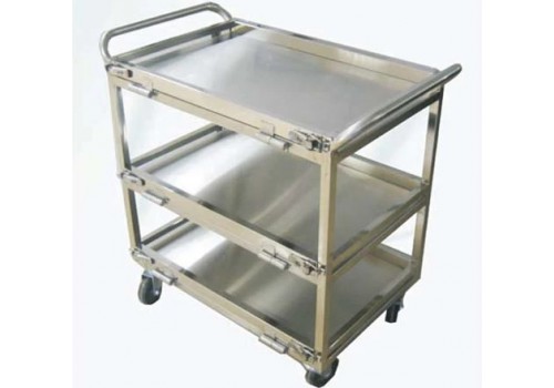 3 Layer Stainless Steel Food Cart
